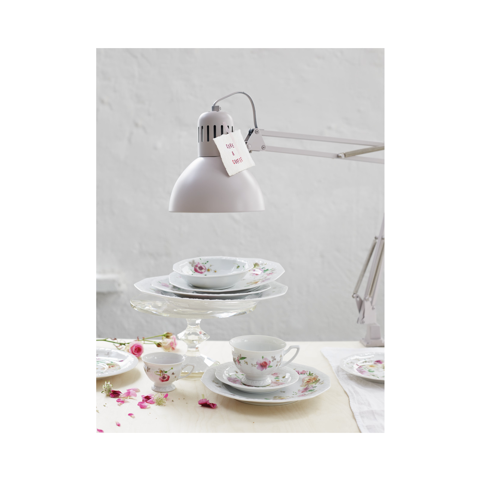 Talerz 17 cm Maria Róża