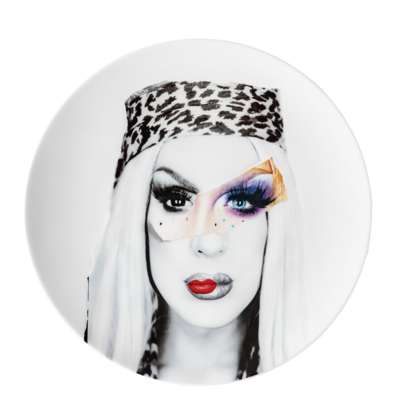 Drag Queen mot.1 talerz kolekcjonerski 28cm