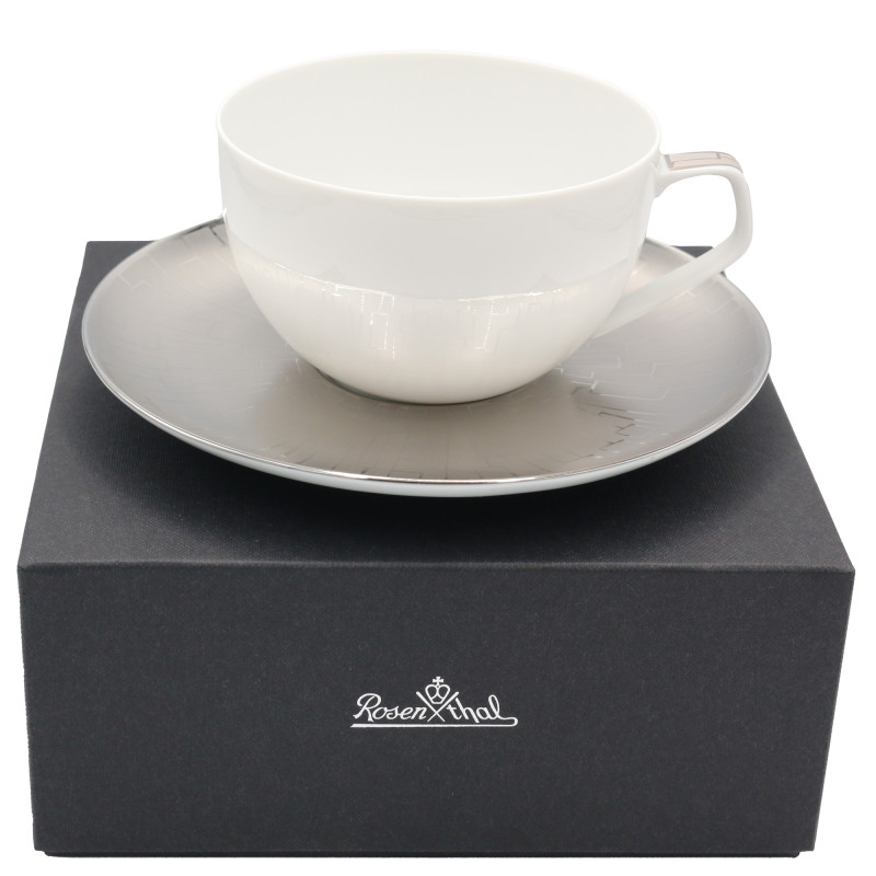 Filizanka kombi TAC Skin Platin w opakowaniu upominkowym