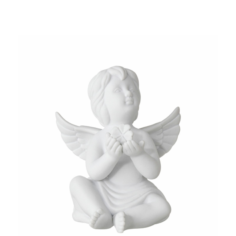 Porcelanowy anioł duży z koniczynką Rosenthal