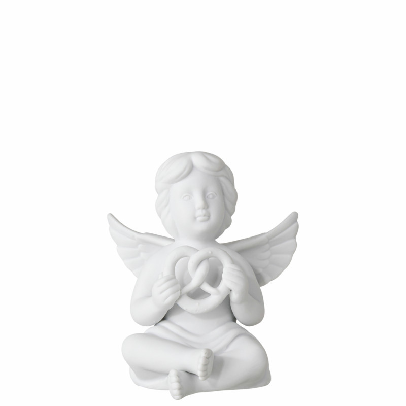 Porcelanowy anioł średni z preclem Rosenthal